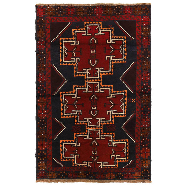 Handmade Balochi Rug 3' 9" x 5' 10" - No. AL48697