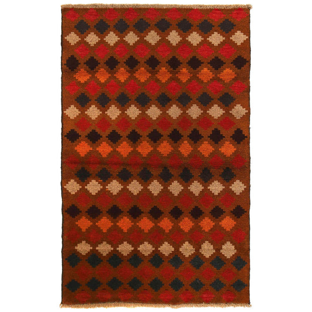 Handmade Balochi Rug 3' 9" x 6' 0" - No. AL19822