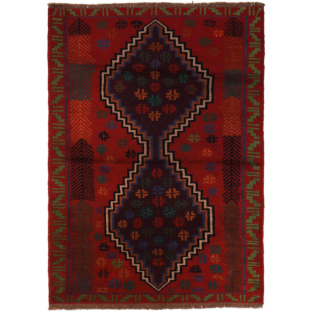 Handmade Balochi Rug 4' 1" x 5' 10" - No. AL82040