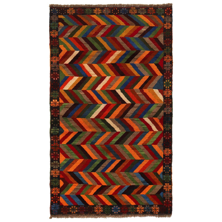 Handmade Balochi Rug 3' 8" x 6' 8" - No. AL80300