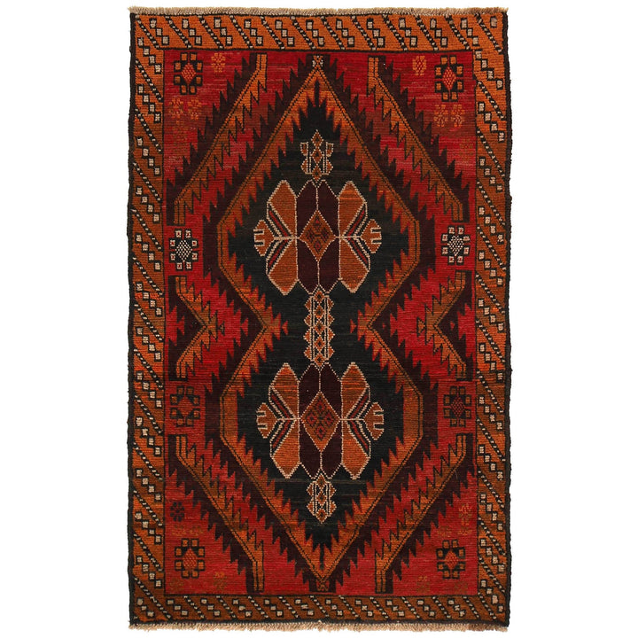 Handmade Balochi Rug 3' 8" x 6' 2" - No. AL30395