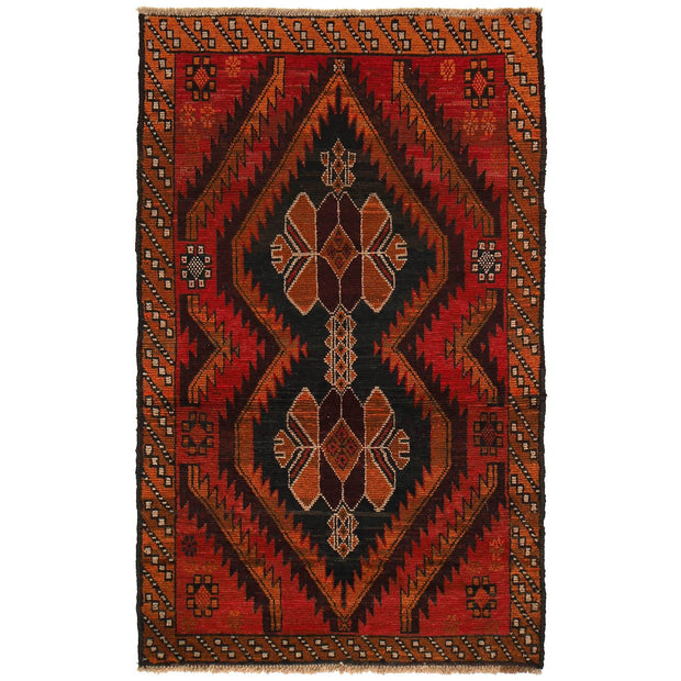 Handmade Balochi Rug 3' 8" x 6' 2" - No. AL30395