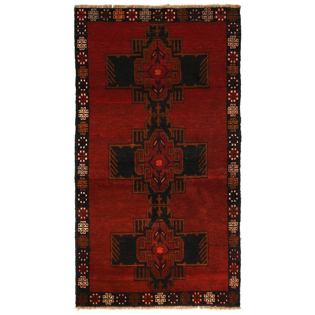 Handmade Balochi Rug 3' 4" x 6' 4" - No. AL68902