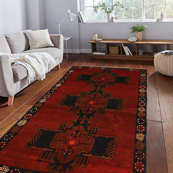 Handmade Balochi Rug 3' 4" x 6' 4" - No. AL68902