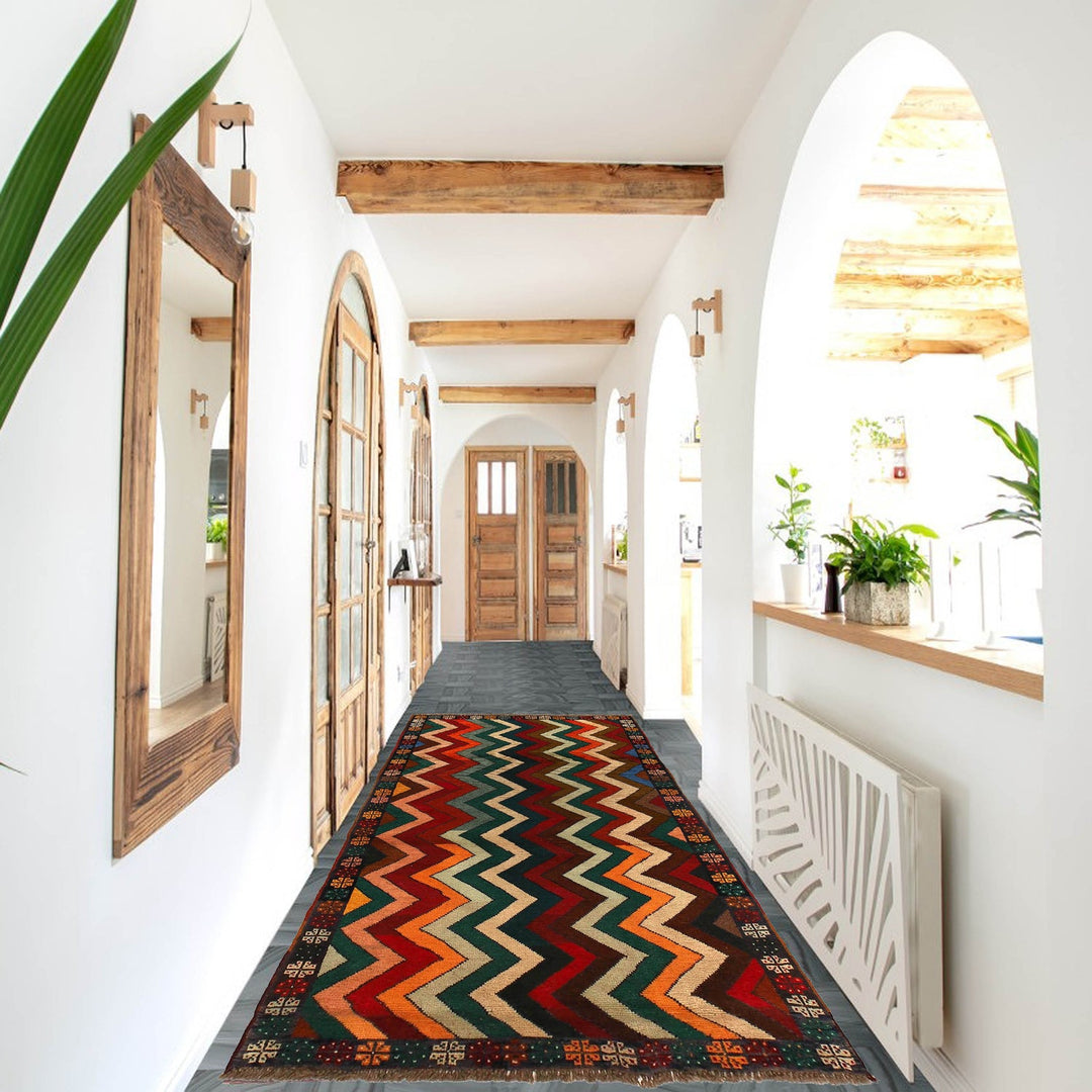 Handmade Balochi Rug 3' 7" x 6' 4" - No. AL61279