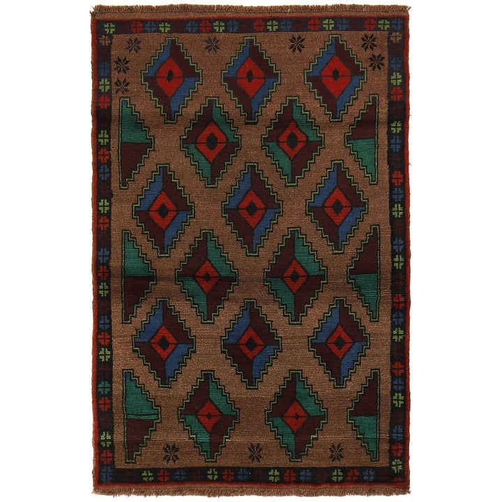 Handmade Balochi Rug 3' 10" x 6' 3" - No. AL76973