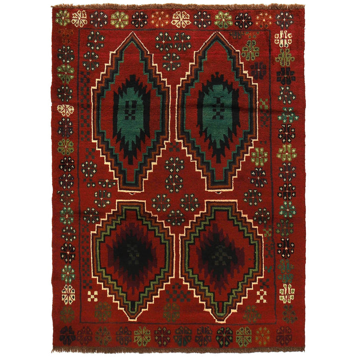 Handmade Balochi Rug 4' 4" x 5' 9" - No. AL33379