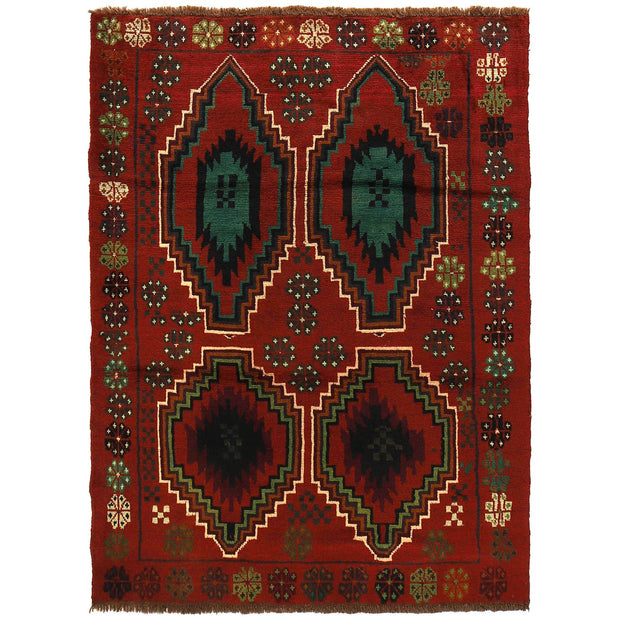 Handmade Balochi Rug 4' 4" x 5' 9" - No. AL33379