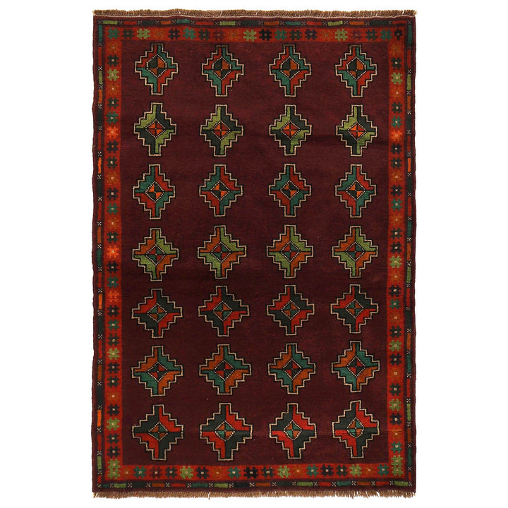 Handmade Balochi Rug 4' 4" x 6' 4" - No. AL36518