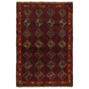 Handmade Balochi Rug 4' 4" x 6' 4" - No. AL36518