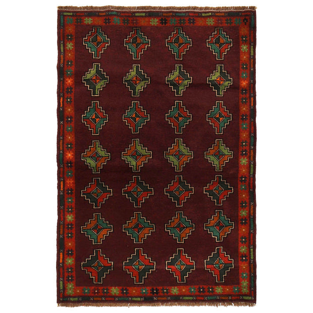 Handmade Balochi Rug 4' 4" x 6' 4" - No. AL36518