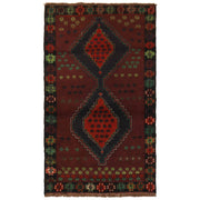 Handmade Balochi Rug 3' 7" x 6' 2" - No. AL13988