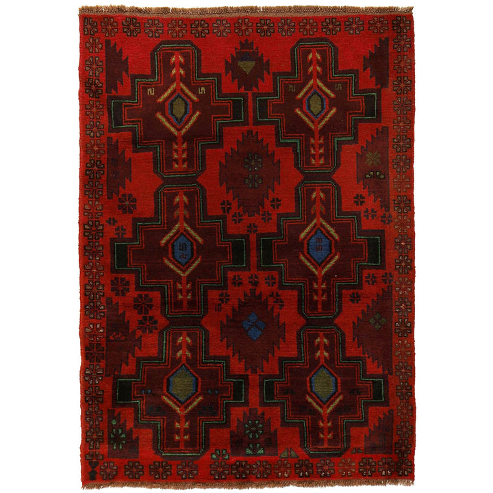 Handmade Balochi Rug 4' 5" x 6' 2" - No. AL78788