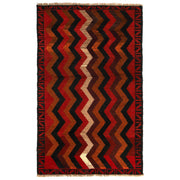 Handmade Balochi Rug 3' 8" x 6' 5" - No. AL43649