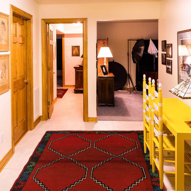 Handmade Balochi Rug 4' 4" x 6' 2" - No. AL75538