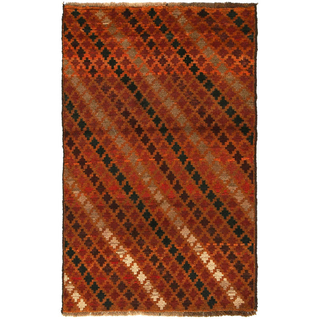 Handmade Balochi Rug 3' 9" x 6' 6" - No. AL90446