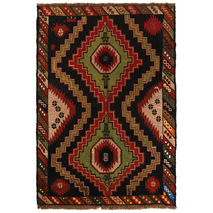 Handmade Balochi Rug 3' 12" x 5' 11" - No. AL40081