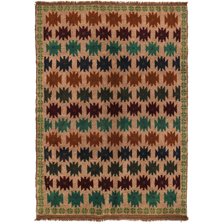 Handmade Balochi Rug 4' 2" x 6' 1" - No. AL29877