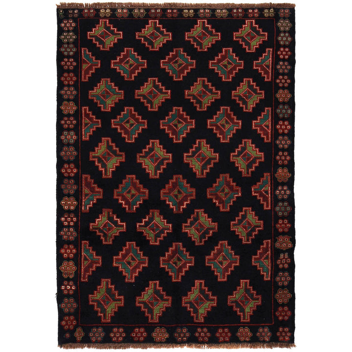 Handmade Balochi Rug 4' 3" x 6' 3" - No. AL95577