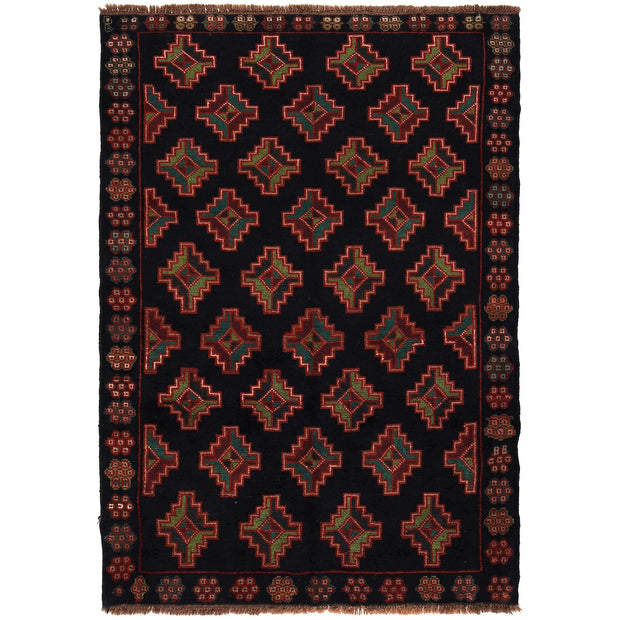 Handmade Balochi Rug 4' 3" x 6' 3" - No. AL95577