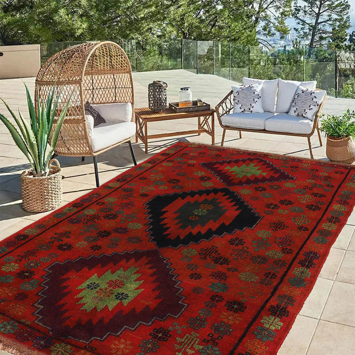 Handmade Balochi Rug 3' 11" x 6' 2" - No. AL83694