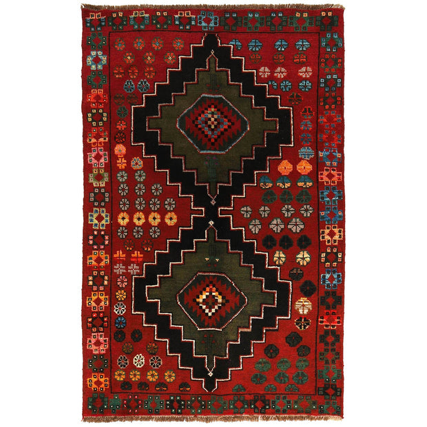 Handmade Balochi Rug 4' 2" x 6' 7" - No. AL95052