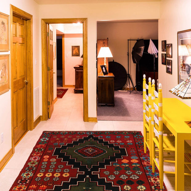 Handmade Balochi Rug 4' 2" x 6' 7" - No. AL95052