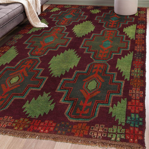 Handmade Balochi Rug 4' 3" x 6' 3" - No. AL65415