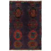 Handmade Balochi Rug 4' 3" x 6' 6" - No. AL84928