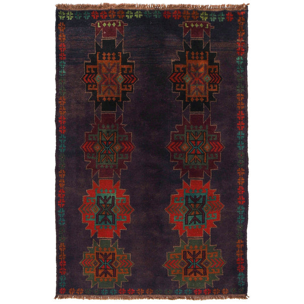 Handmade Balochi Rug 4' 3" x 6' 6" - No. AL84928