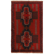 Handmade Balochi Rug 3' 9" x 6' 6" - No. AL93000