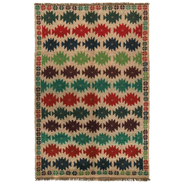 Handmade Balochi Rug 4' 1" x 6' 6" - No. AL62279