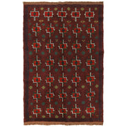 Handmade Balochi Rug 4' 2" x 6' 2" - No. AL49309