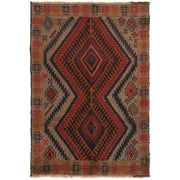 Handmade Balochi Rug 3' 9" x 5' 7" - No. AL96673