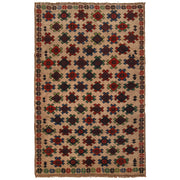 Handmade Balochi Rug 4' 1" x 6' 7" - No. AL36950