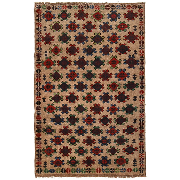 Handmade Balochi Rug 4' 1" x 6' 7" - No. AL36950