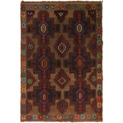 Handmade Balochi Rug 4' 2" x 6' 1" - No. AL47611