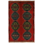 Handmade Balochi Rug 4' 2" x 6' 8" - No. AL10939