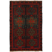 Handmade Balochi Rug 3' 11" x 6' 5" - No. AL47351