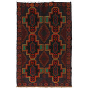 Handmade Balochi Rug 3' 11" x 6' 2" - No. AL14149