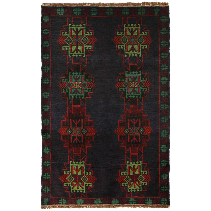 Handmade Balochi Rug 4' 2" x 6' 6" - No. AL51236