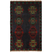 Handmade Balochi Rug 4' 2" x 6' 6" - No. AL51236