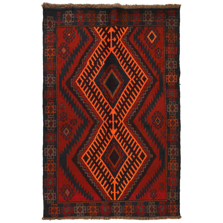 Handmade Balochi Rug 3' 8" x 5' 7" - No. AL16314