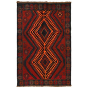 Handmade Balochi Rug 3' 8" x 5' 7" - No. AL16314