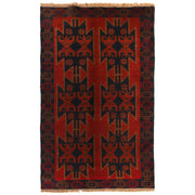 Handmade Balochi Rug 3' 8" x 5' 9" - No. AL47854