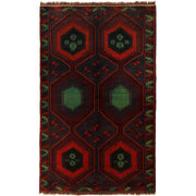 Handmade Balochi Rug 4' 2" x 6' 8" - No. AL99391