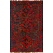 Handmade Balochi Rug 3' 8" x 6' 0" - No. AL47973