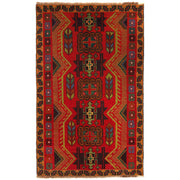 Handmade Balochi Rug 3' 8" x 6' 4" - No. AL96243