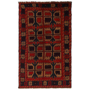 Handmade Balochi Rug 3' 8" x 6' 1" - No. AL37226