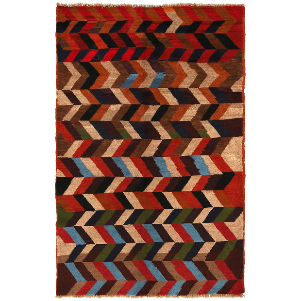 Handmade Balochi Rug 3' 9" x 5' 11" - No. AL27160